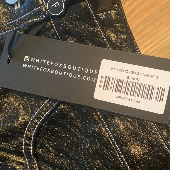 White Fox No Good Reason Black Pants - Picture 5 of 11